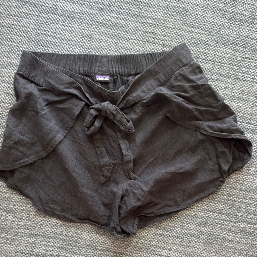 Patagonia Gray High Waist Shorts Lightweight Athletic Design